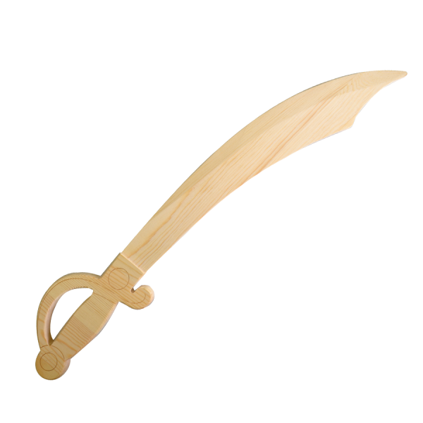 Sabre de pirate en bois