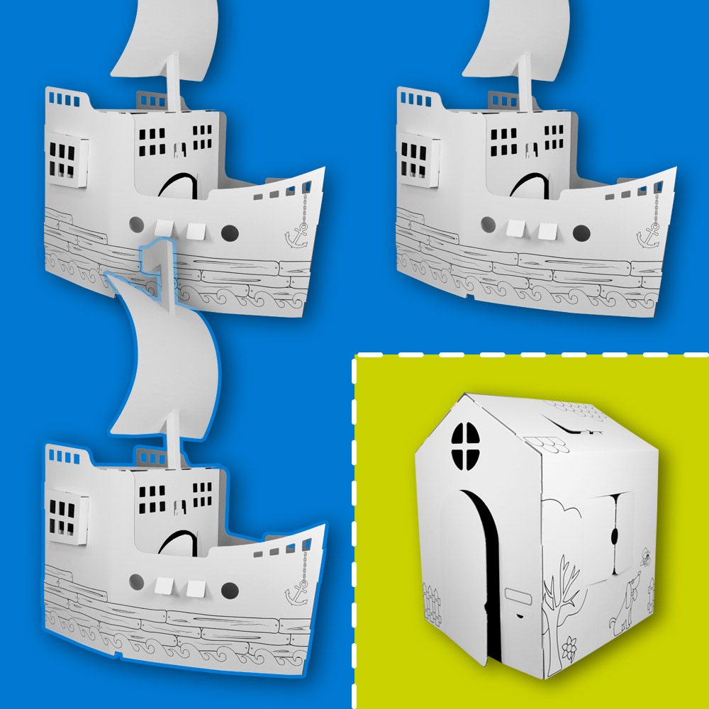 Pack 3 bateaux Wiplii