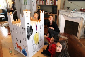 chateau en carton