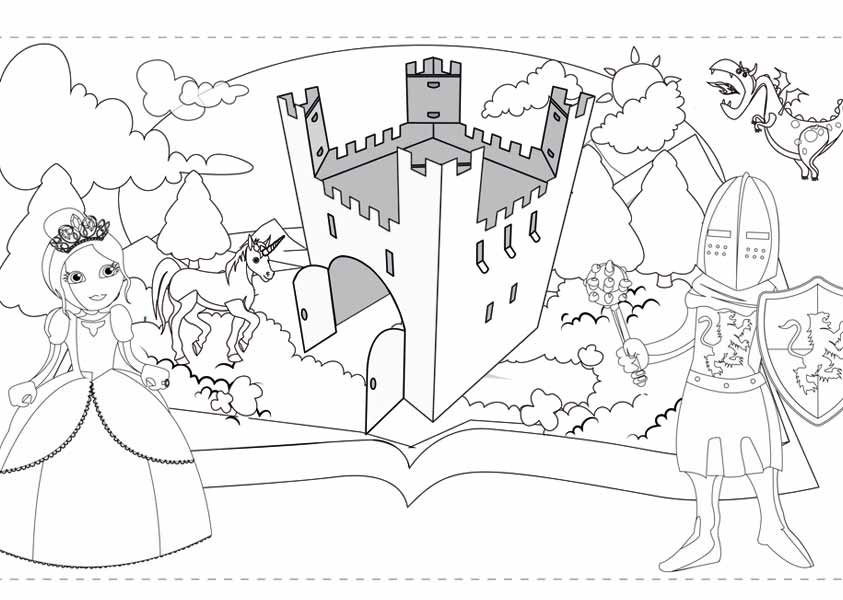 coloriage-chateau