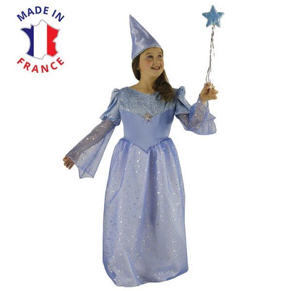 costume magicienne bleue