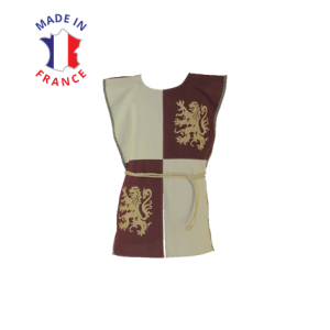 costume coeur-de-lion bicolore made in france